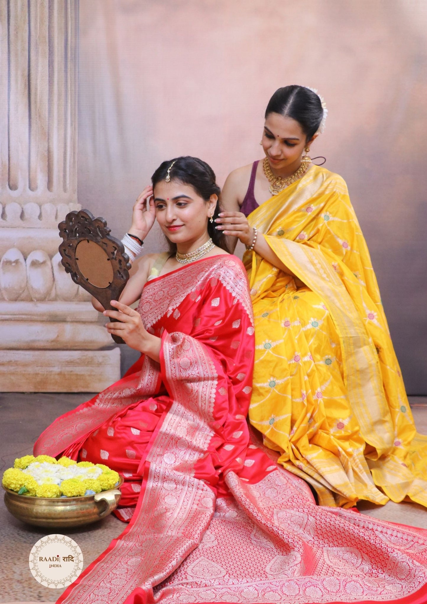 Banarasi Mashru Silk Saree – Soft, Glossy and Perfect for Festivities