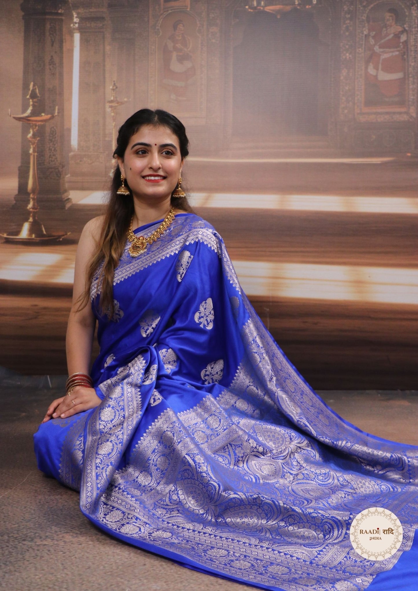 Banarasi Mashru Silk Saree – Soft, Glossy and Perfect for Festivities