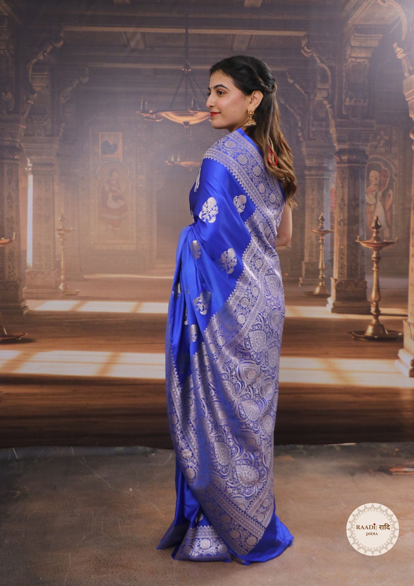 Banarasi Mashru Silk Saree – Soft, Glossy and Perfect for Festivities