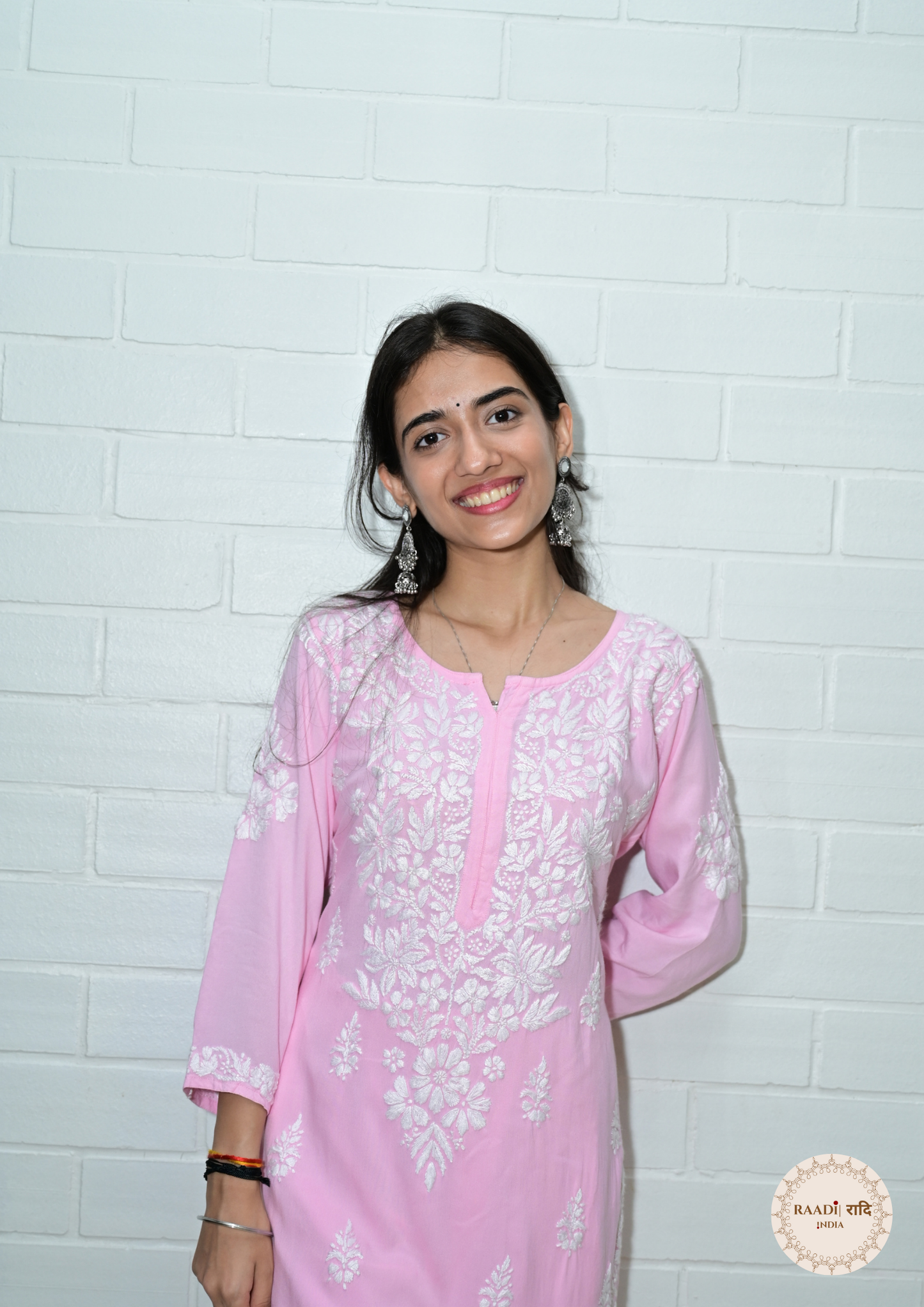 Modal Kurta and Pants Set with Lucknowi Embroidery – Soft and Breathable